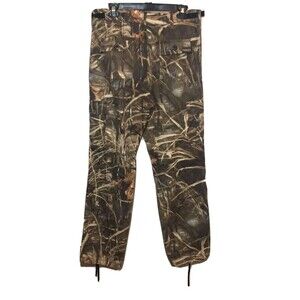 Ranger Men Camouflage Pants Sz M Cargo Hunting Pants Camo Flap Pocket 33 L